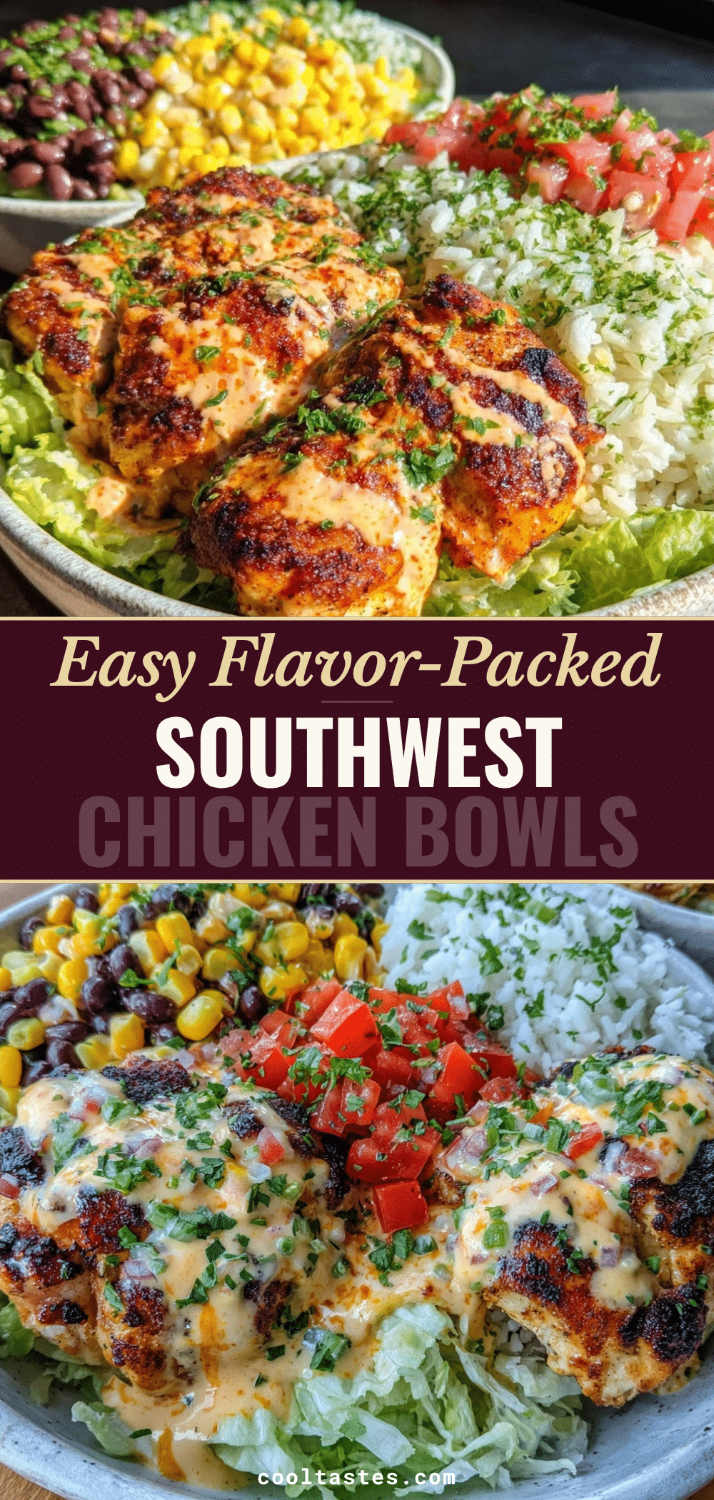 southwest chicken bowls recipe