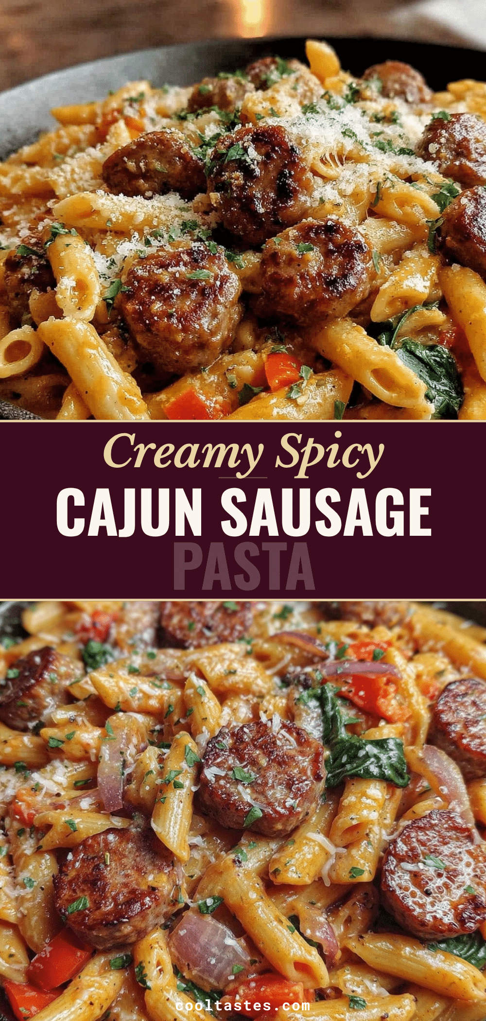 spicy cajun sausage pasta recipe