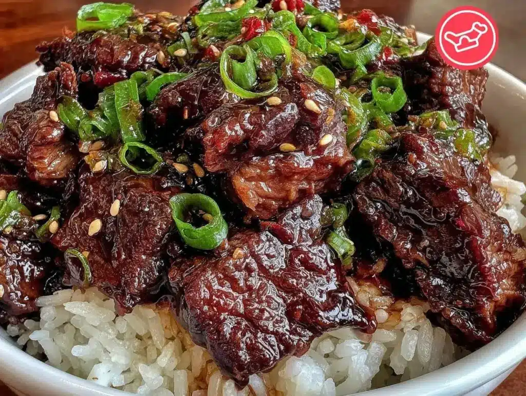 sticky sweet beef teriyaki bowl - featured image