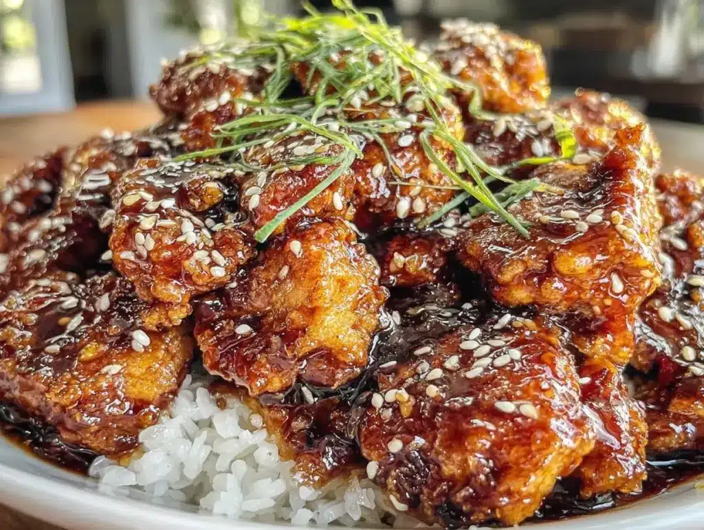 sticky sweet teriyaki chicken - featured image