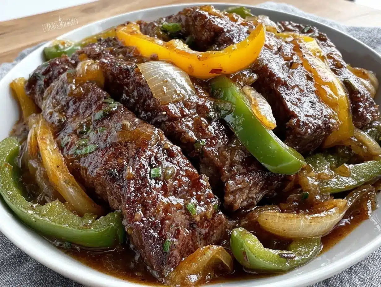 tender crockpot pepper steak preparation steps