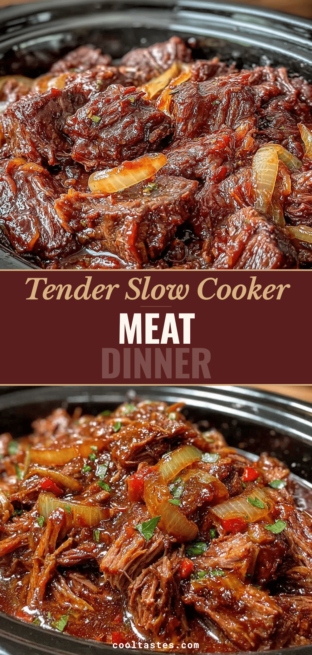 tender slow cooker meat dinner recipe