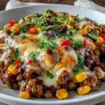 vegetarian mexican lentil bowl - featured image