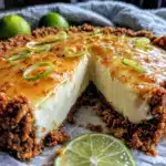 zesty key lime tart - featured image