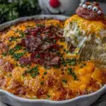 Cheesy Chicken Rice Bake - featured image