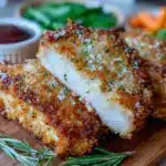 crispy air fryer parmesan pork chops - featured image