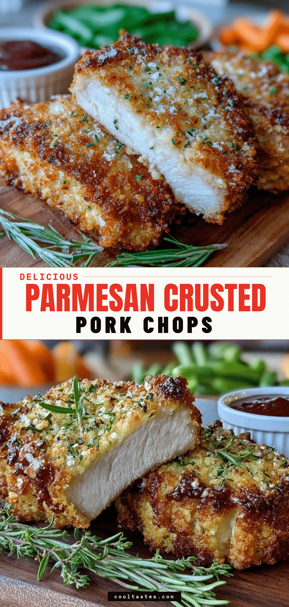 crispy air fryer parmesan pork chops recipe