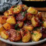 crispy pan fried potatoes - featured image