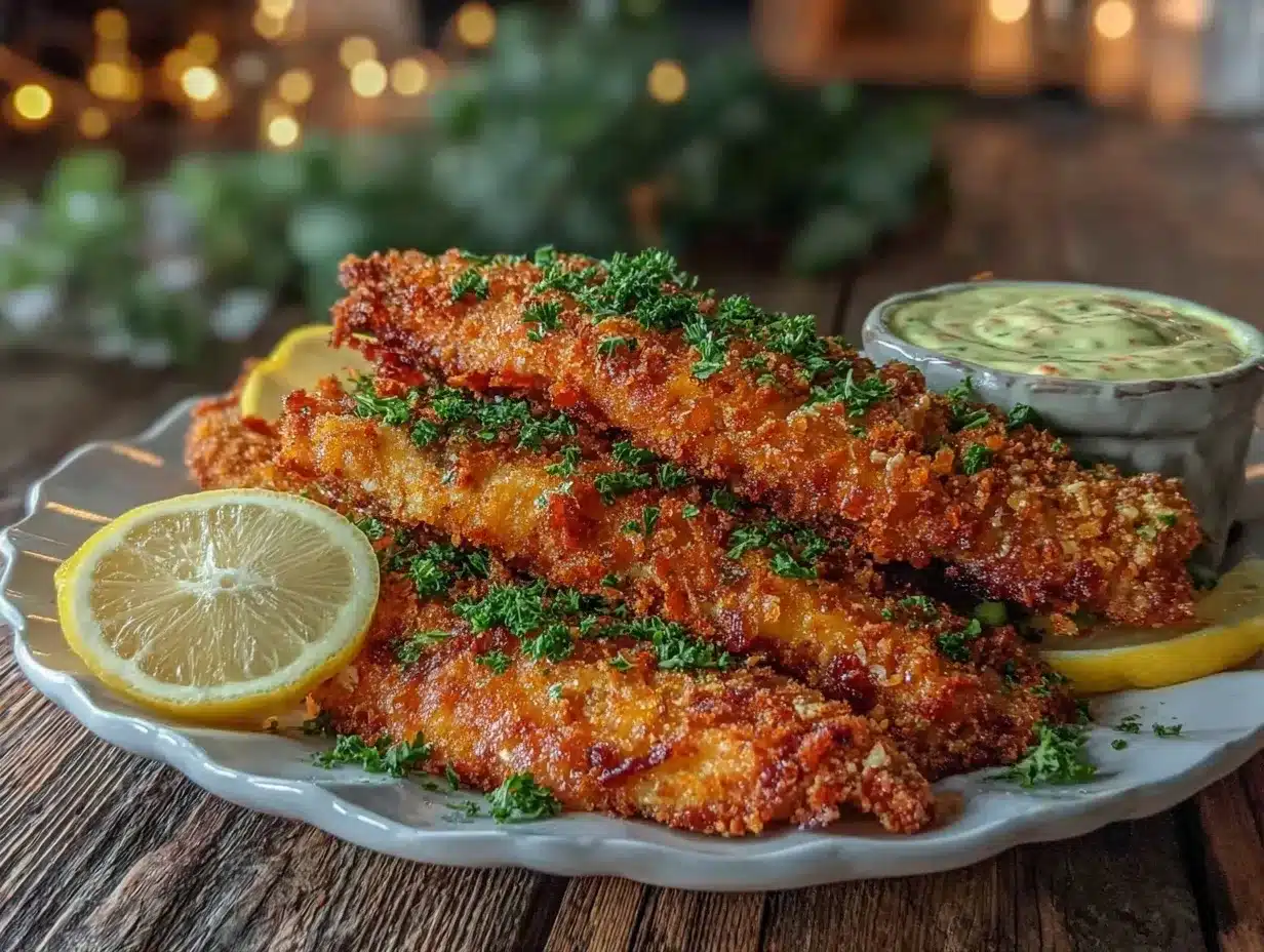 Crispy Southern Fried Catfish preparation steps