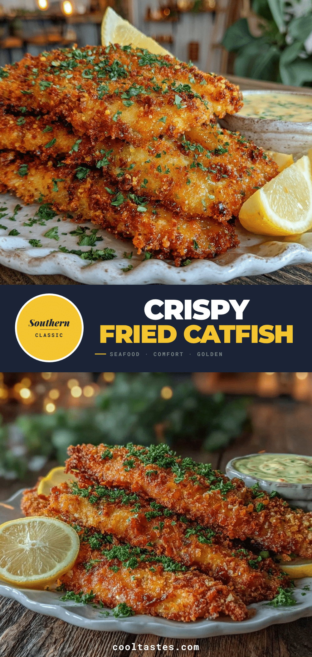 Crispy Southern Fried Catfish recipe