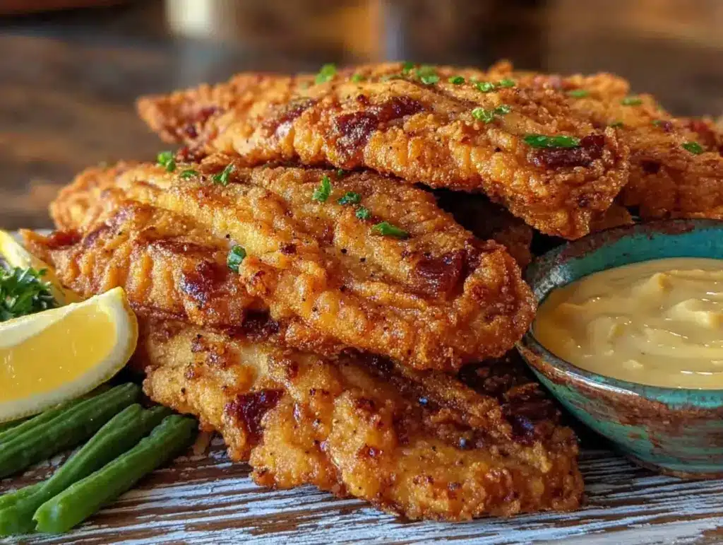 southern mustard fried catfish - featured image