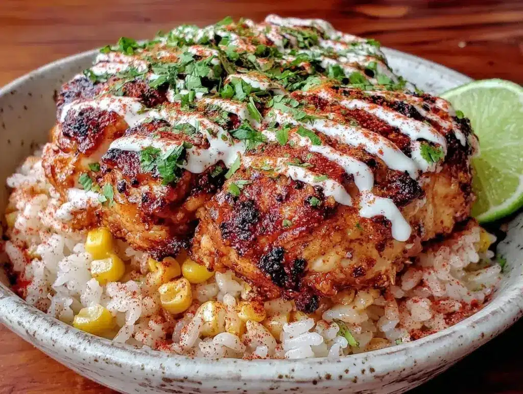 Street Corn Chicken Rice Bowl - featured image
