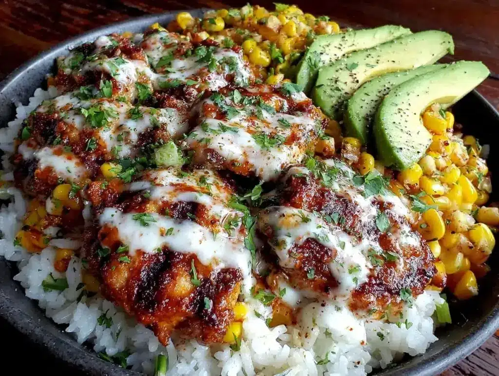 Street Corn Chicken Rice Bowl - featured image