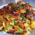 creamy cowboy butter chicken pasta - featured image