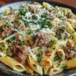 creamy high-protein beef pasta - featured image