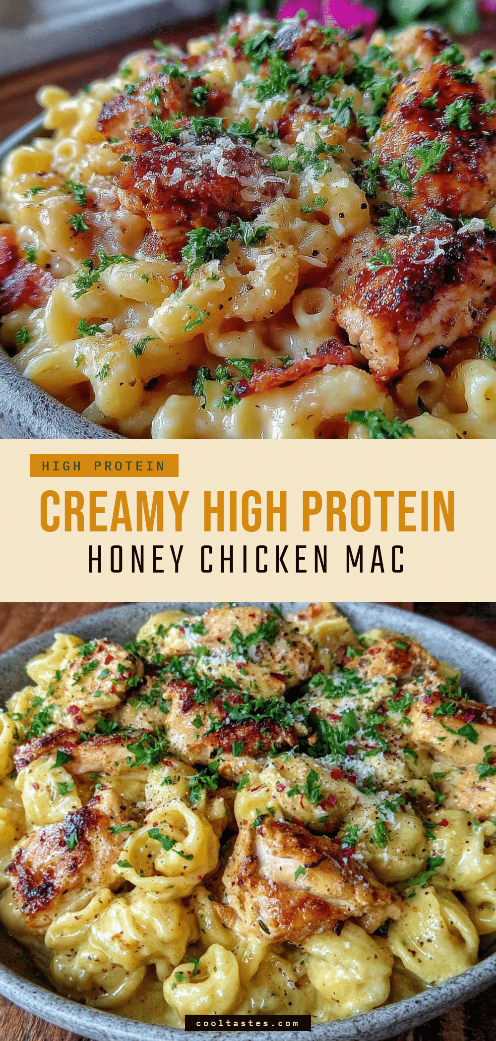 creamy honey chicken mac and cheese recipe