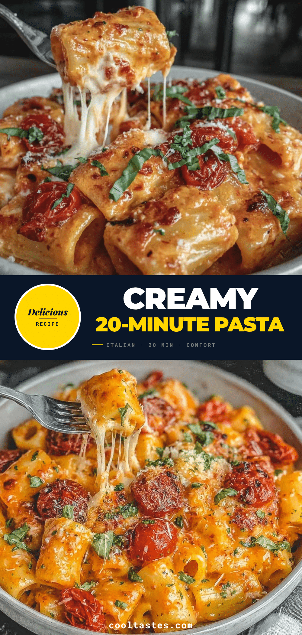 creamy rigatoni pasta recipe