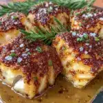 crispy sweet honey cod - featured image