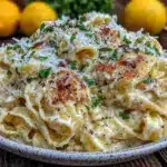 easy creamy lemon pasta - featured image