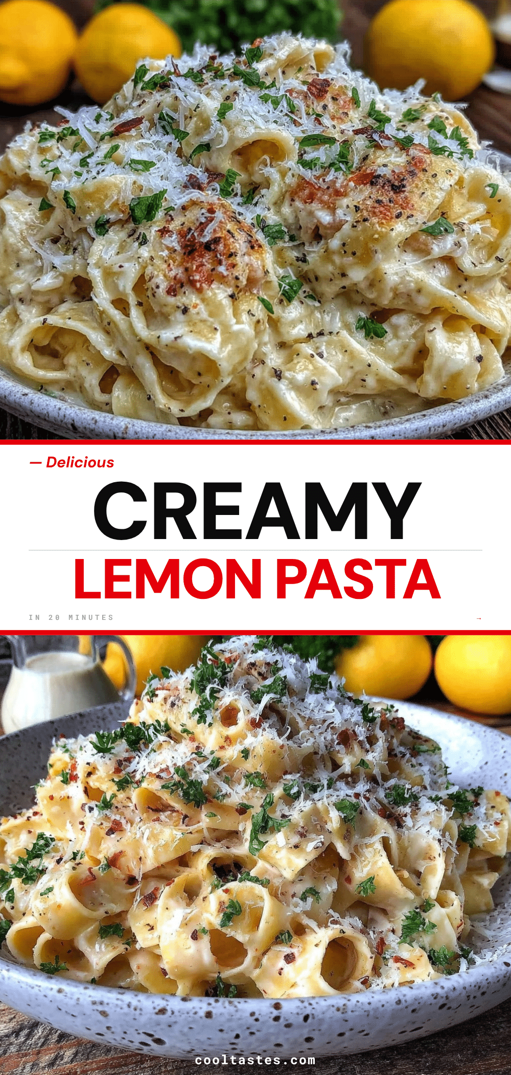 easy creamy lemon pasta recipe