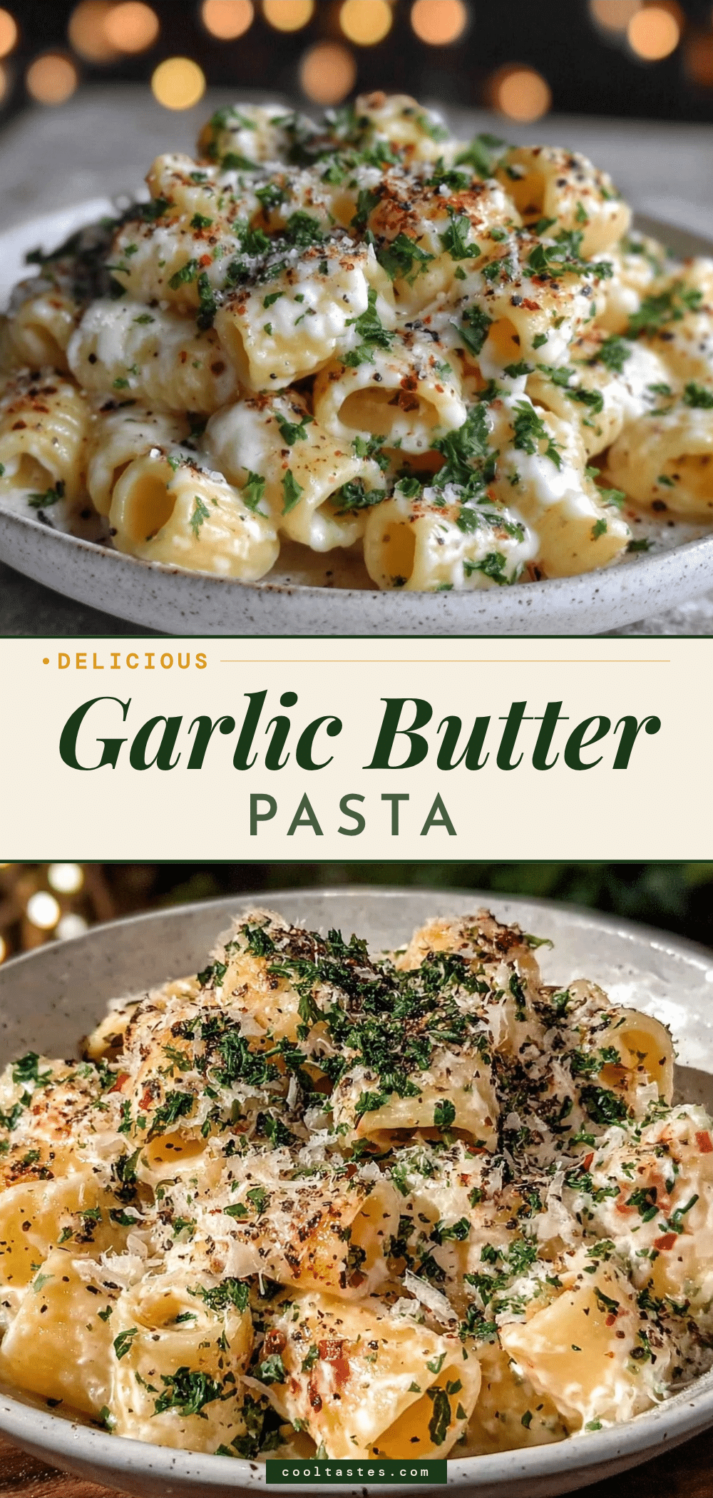 garlic butter pasta recipe