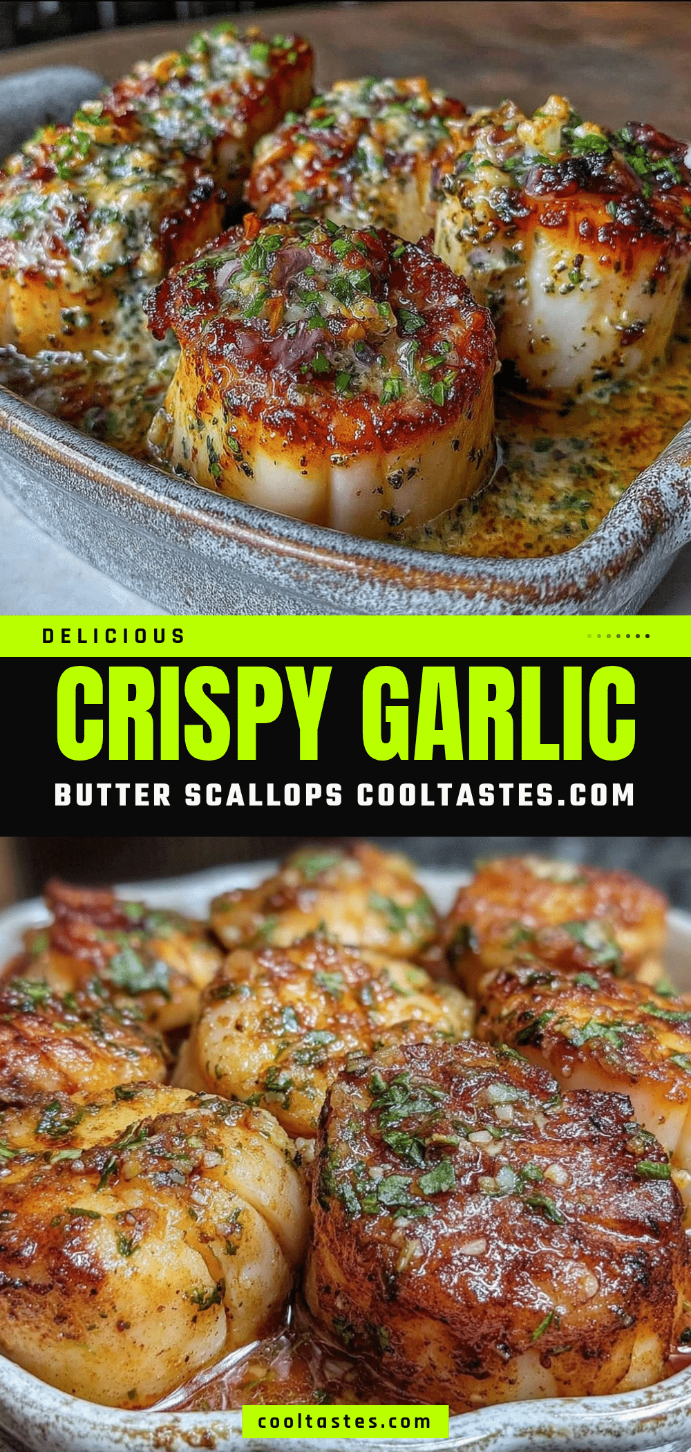 Garlic Butter Scallops recipe