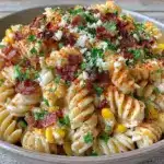 grilled corn elote pasta salad - featured image