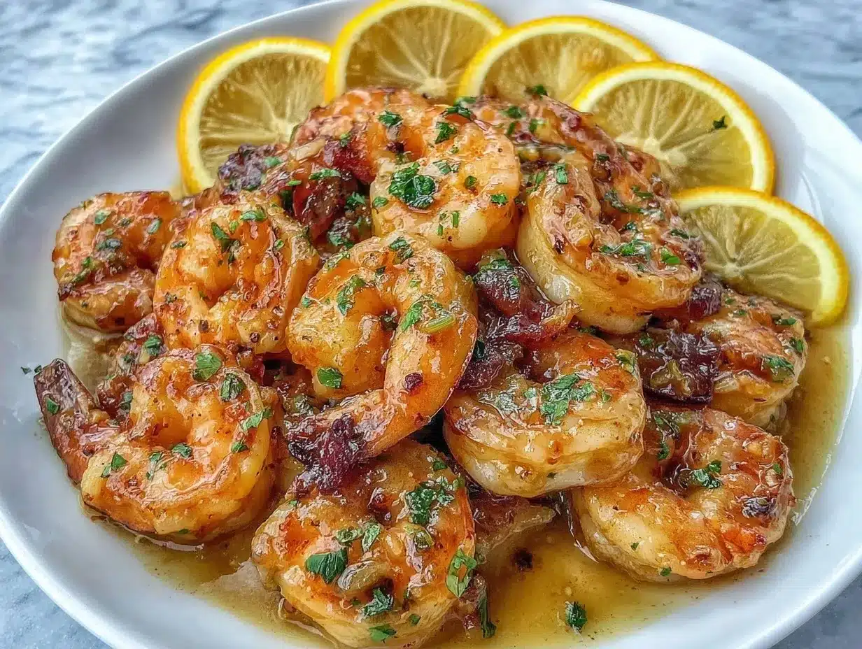 Lemon Garlic Shrimp preparation steps