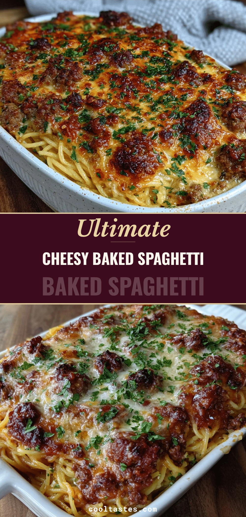 ultimate cheesy baked spaghetti recipe